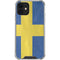 Sweden Flag Distressed iPhone 12 Clear Case